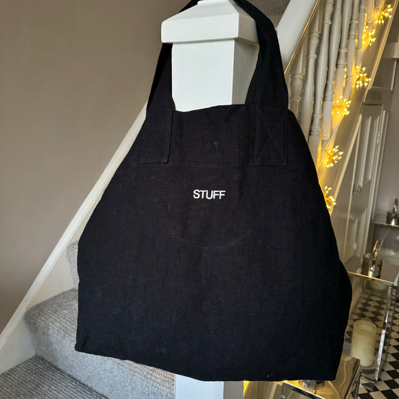 Chalk - Black Oversized Shopper | Stuff