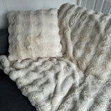 <h3>Malini Faux Rabbit Raffles Cushion 50x50cm&nbsp;</h3> <h3>Colour - Natural / Neutral</h3> <p>&nbsp;</p>