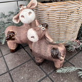 Ceramic rustic artisan-inspired 'little lookers' Donkeys with quirky faces&nbsp;
Available in 2 sizes: small 8.9cm &amp; Large 11.8cm