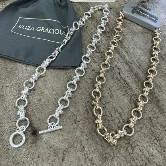 Eliza Gracious - Short chain link Necklace | 2 Colours