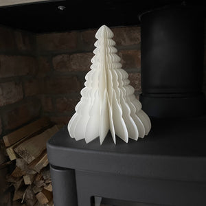 Honeycomb Paper Tree - White 20cm