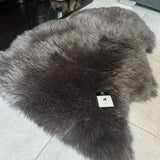 Hanlin Sheepskin Premium Large Rug - Mid Grey