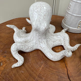 Coastal - Fun realistic Ceramic Octopus Ornament 10x18x15cm