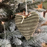Plush soft Sage hanging decoration - Heart & Star
