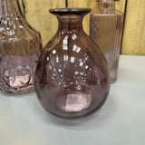 Amethyst Small Glass Bottle Vases - 4 styles