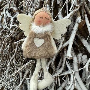 Fabric Hanging Angel - 3 colours
