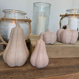 Speckled Ceramic Pumpkins&nbsp; Available in 2 sizes - Small 10.6cm &amp; Large 15.5cm