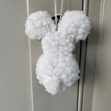 Soft Hanging Sherpa Bunnies 12cm - 3 colours