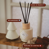 My Jolie Candle collection has collaborated with Maison Berger

My Jolie 100ml Diffuser
The Wooded Family fragrance
Fragrance - Spice Wood