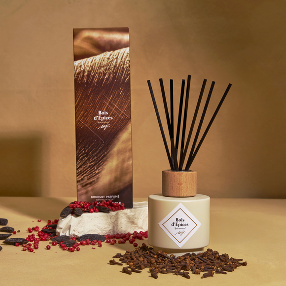 My Jolie Candle collection has collaborated with Maison Berger

My Jolie 100ml Diffuser
The Wooded Family fragrance
Fragrance - Spice Wood