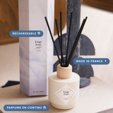 My Jolie Candle collection has collaborated with Maison Berger

My Jolie 100ml Diffuser
The Fresh Ones Family fragrance
Fragrance - Fresh Linen