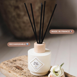 My Jolie Candle collection has collaborated with Maison Berger

My Jolie 100ml Diffuser
The Florals Family fragrance
Fragrance - Tea Flower&nbsp;

Diffuse, enjoy, refill.