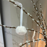 Chalk - Faux fur small pom pom hanging decoration