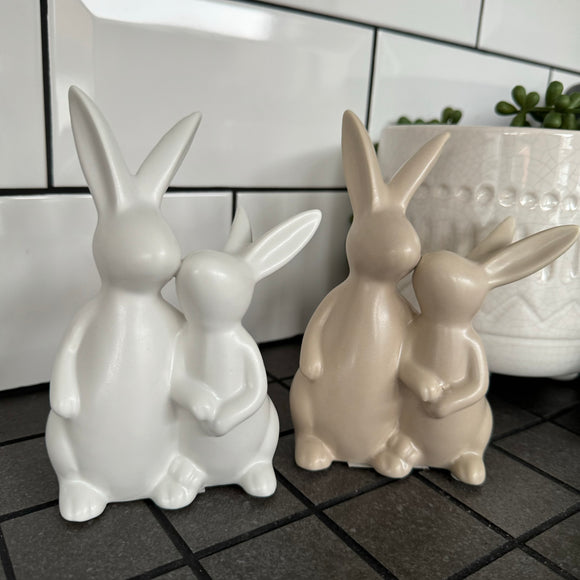Parent & Child Matte Rabbits - 2 colours