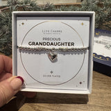 Life Charm Christmas Bracelet - 'Precious Granddaughter'