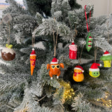 Fun Christmas Pudding Hanging Decoration