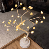 LED White Blossom Tree 45cm - Mains or Battery operated