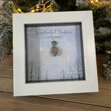 Pebble Art by La De Da Living&nbsp;

Award winning keepsake gifts - Handmade in the Cotswolds&nbsp;



Christmas Mini Framed Pebble Art - White block square frame 12.5cm
'In our hearts at Christmas and forever'