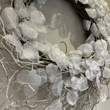 Luxury Snowy Wreath 50cm