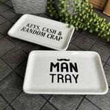 Ceramic Quotable Small Dish - Man Tray