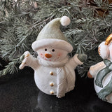 Small Cute Festive sparkling Snowmen - 2 Styles