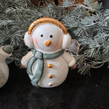 Small Cute Festive sparkling Snowmen - 2 Styles