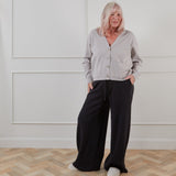 Chalk - Margaret structured Cardigan, high quality thick knit fabric
Colour - Putty