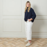 Chalk - Vicki Jumper stylish &amp; relaxed shape&nbsp;
Colour -&nbsp;Navy