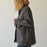 <h3>Chalk -&nbsp;Meg Jacket casual wear</h3> <h3>Colour -&nbsp;Dark Khaki</h3>