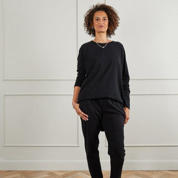 Chalk - Black Robyn Top Plain