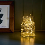 Illuminating ideas by Lightstyle London; Silver Cluster Outdoor 80LEDs Battery 3.2m Light Chain
