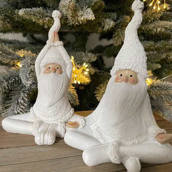 White Yoga Santa - 2 styles