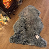 Hanlin - Pure New Wool Genuine Sheepskin
Premium Large Rug Colour - Navy with a Light Tip +95cm