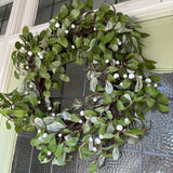 Luxury Mistletoe Wreath 60cm