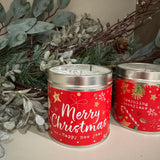Best Kept Secrets Christmas - The Red One Collection
Tin Candle with a red Christmas themed design with the quote - 'Merry Christmas and a Happy new year'&nbsp;
Fragrance with sprinkles of glitter &amp; tiny gems for that pretty finishing touch;&nbsp;
Sparkling snowflakes - Fresh aromas of Bergamot, Sandalwood &amp; Neroli
