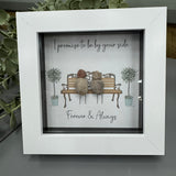 Mini Framed Pebble Art - 'Best Mummy Ever!'