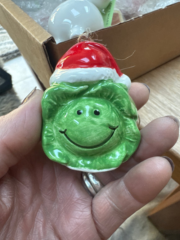 Fun Christmas Hanging Decoration - Cabbage