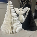 White Honeycomb Paper Trees - 70cm