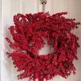 Luxurious Red Berry Wreath 60cm
