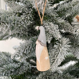 Christmas Ceramic Gonk Hanging Decoration 9cm PL020596