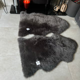 Hanlin Sheepskin Premium Large Rug - Mid Grey