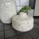 Speckled Glazed Ceramic Vases - 2 sizes