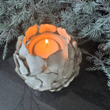 Natural Stoneglazed Artichoke Candle Holder H9cm&nbsp;



This ceramic artichoke t-light or dinner candle holder, showcases a beautifully glazed, multi-layered leaf design that mimics the structure of an organic blooming artichoke.