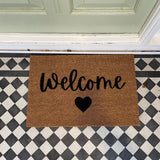 Natural Doormat - Welcome