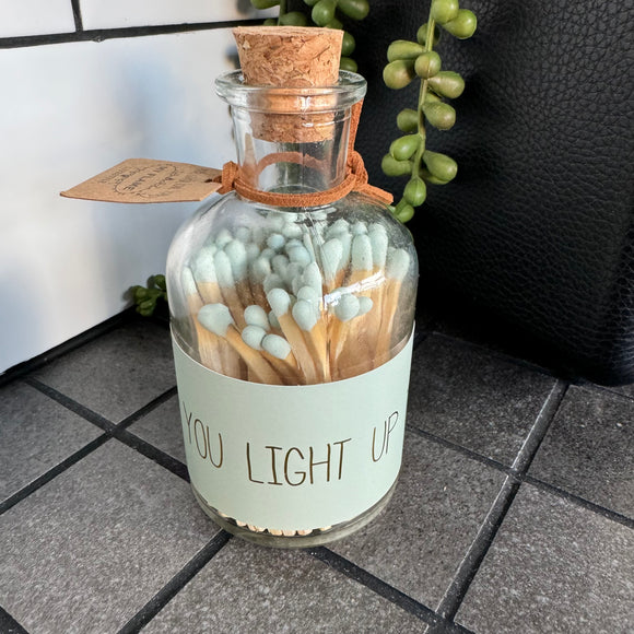 Jar of Candle Matches - Light up the world