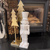 Standing Gold Metal Tall Tree - 2 Sizes