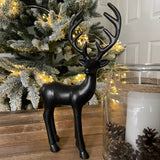Matte Black Contemporary Reindeers - 2 sizes