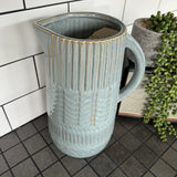 Blue Patterned Ceramic Jug H31.5cm