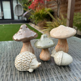 Ceramic Rustic Beige Hedgehog Decorations - 2 styles