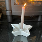 Wikholmform - Unique design & products from Scandinavia  Nellie White Star Candlestick Holder